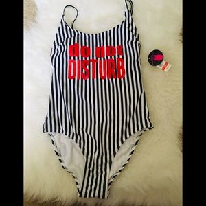 Women’s Referee style swimsuit NWT